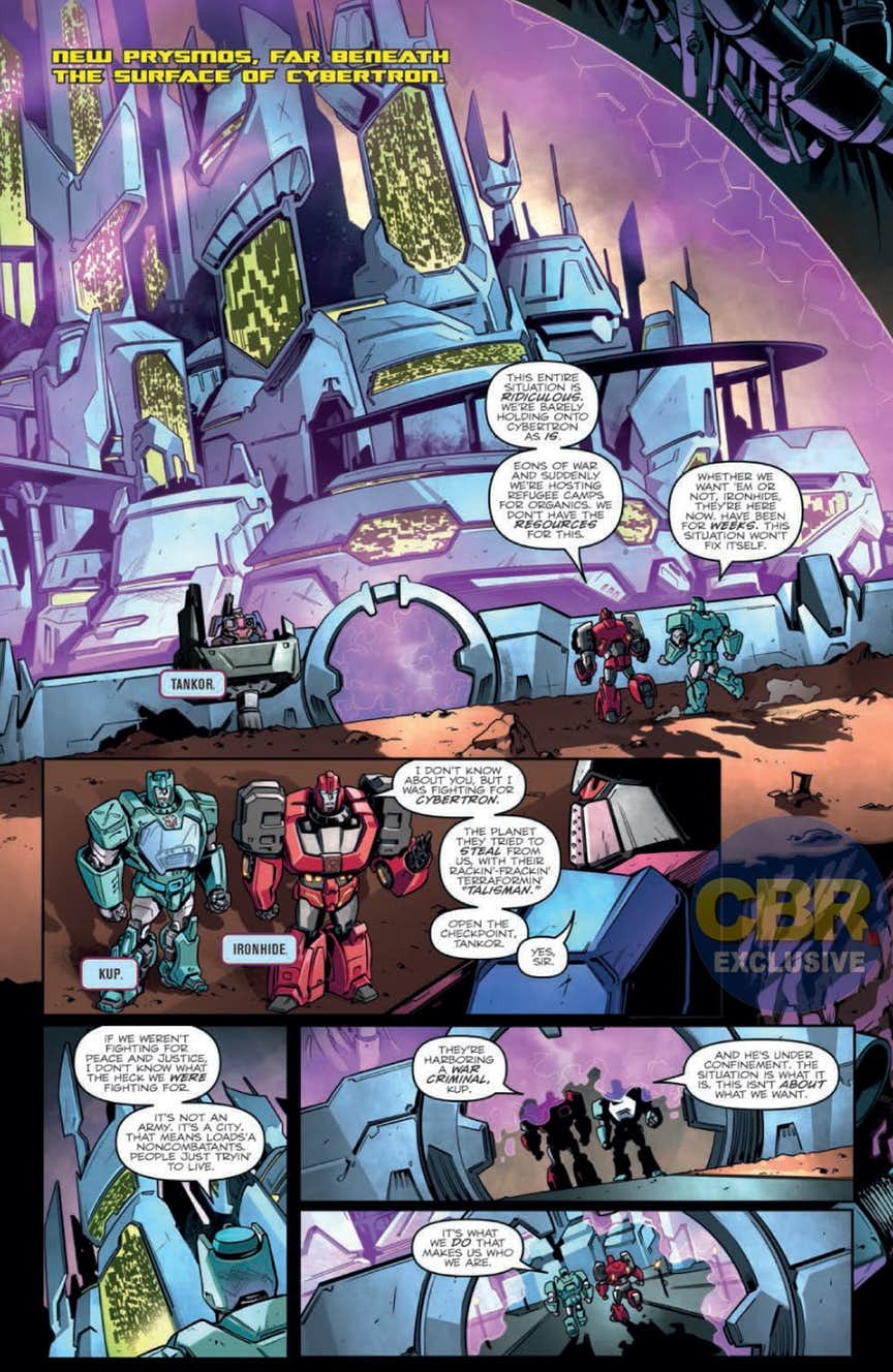 Transformers News: Full Preview for IDW Transformers vs The Visionaries #1