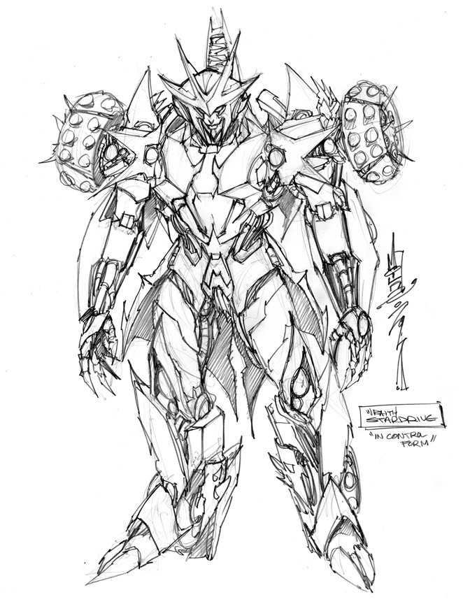 Transformers News: IDW Art: Magrada, Wraith Stardrive Hybrid, More, by Kei Zama and Alex Milne