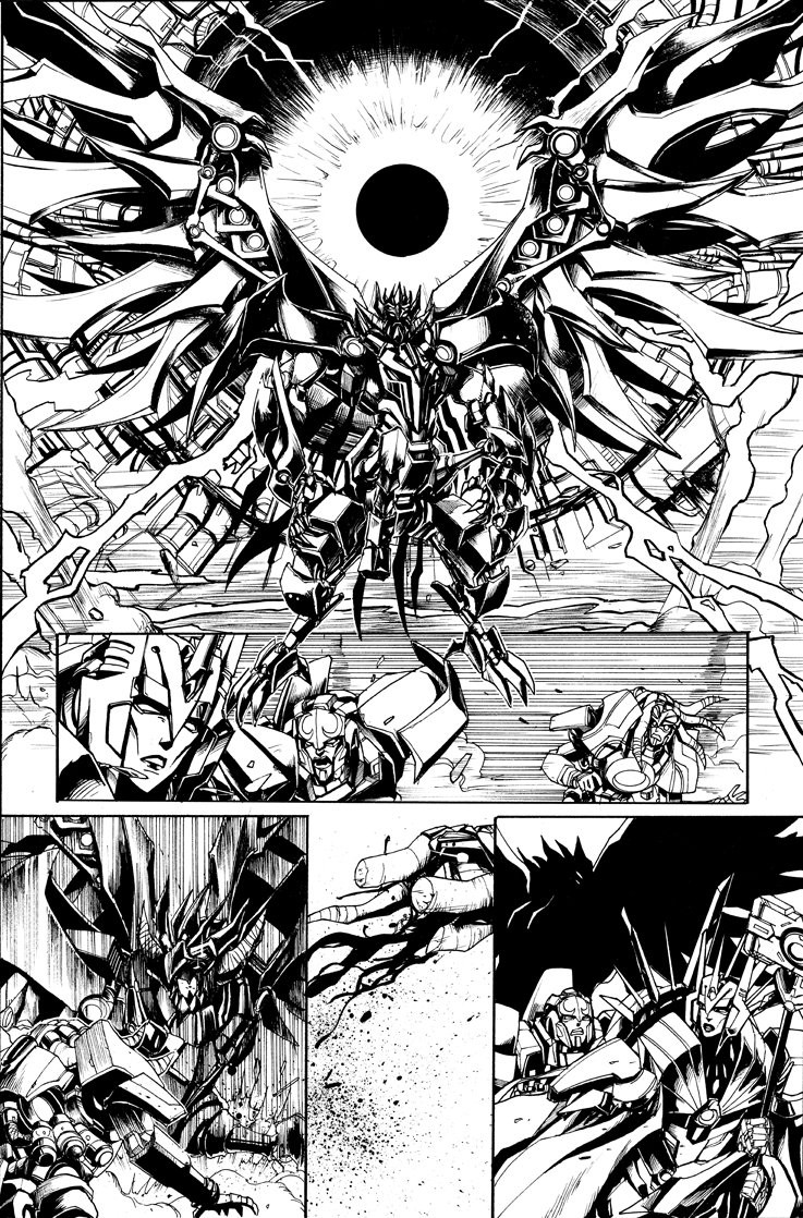 Transformers News: IDW Art: Magrada, Wraith Stardrive Hybrid, More, by Kei Zama and Alex Milne