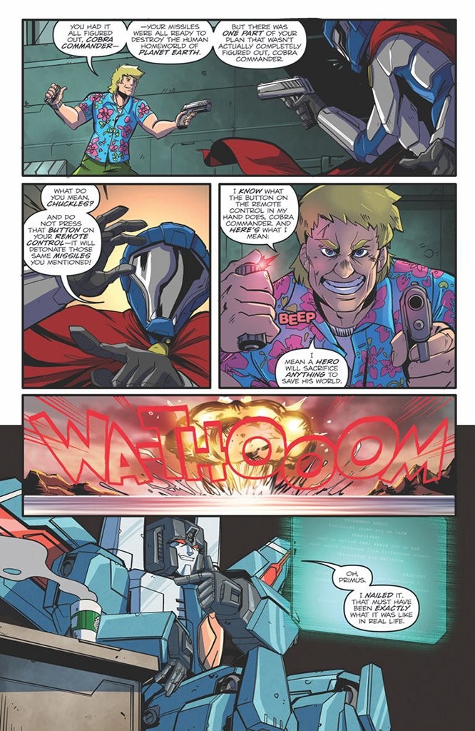 Transformers News: iTunes Preview for IDW Transformers Optimus Prime Annual - Starscream: The Movie