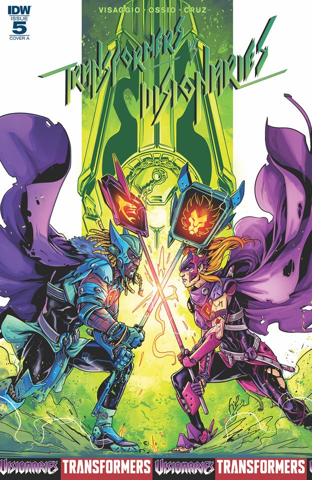 Transformers News: iTunes Preview of IDW Transformers vs Visionaries #5 (Final Issue)