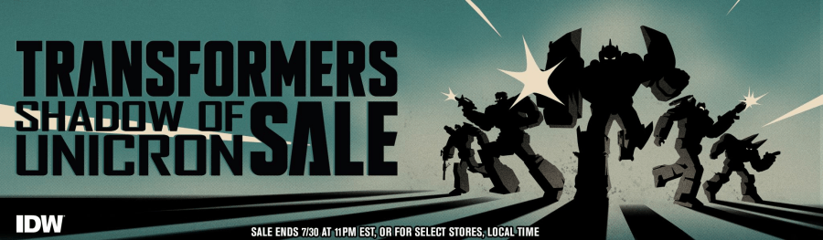 Transformers News: IDW Transformers Comics 'Shadow of Unicron' Sale on ComiXology.com