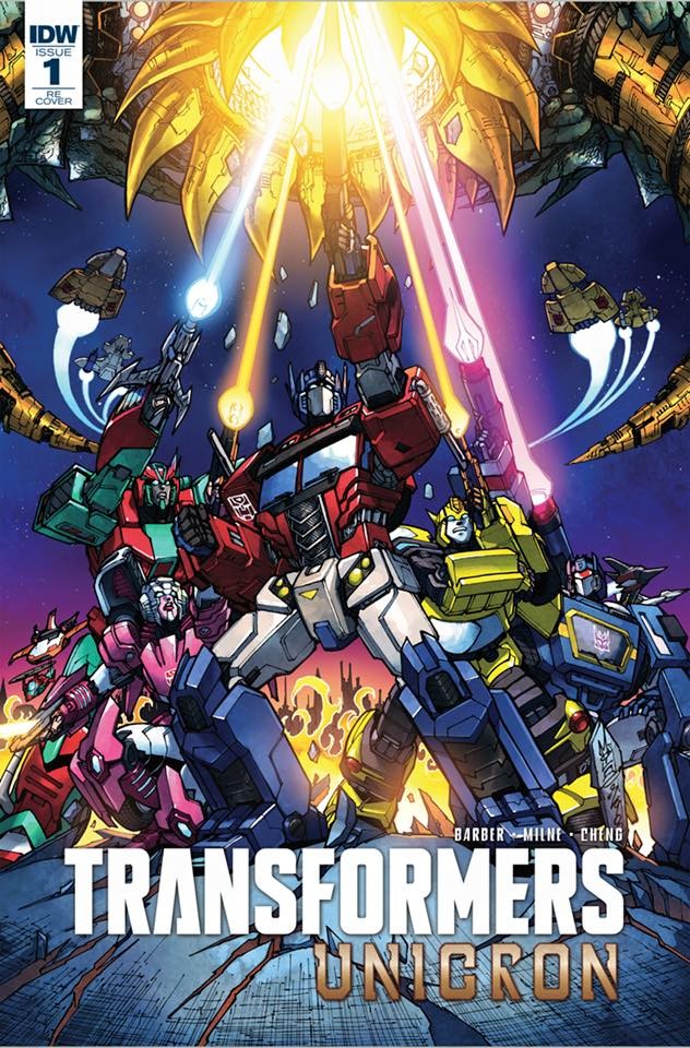 Transformers News: Exclusive Variant Cover for IDW Transformers: Unicron #1 by Milne and Perez