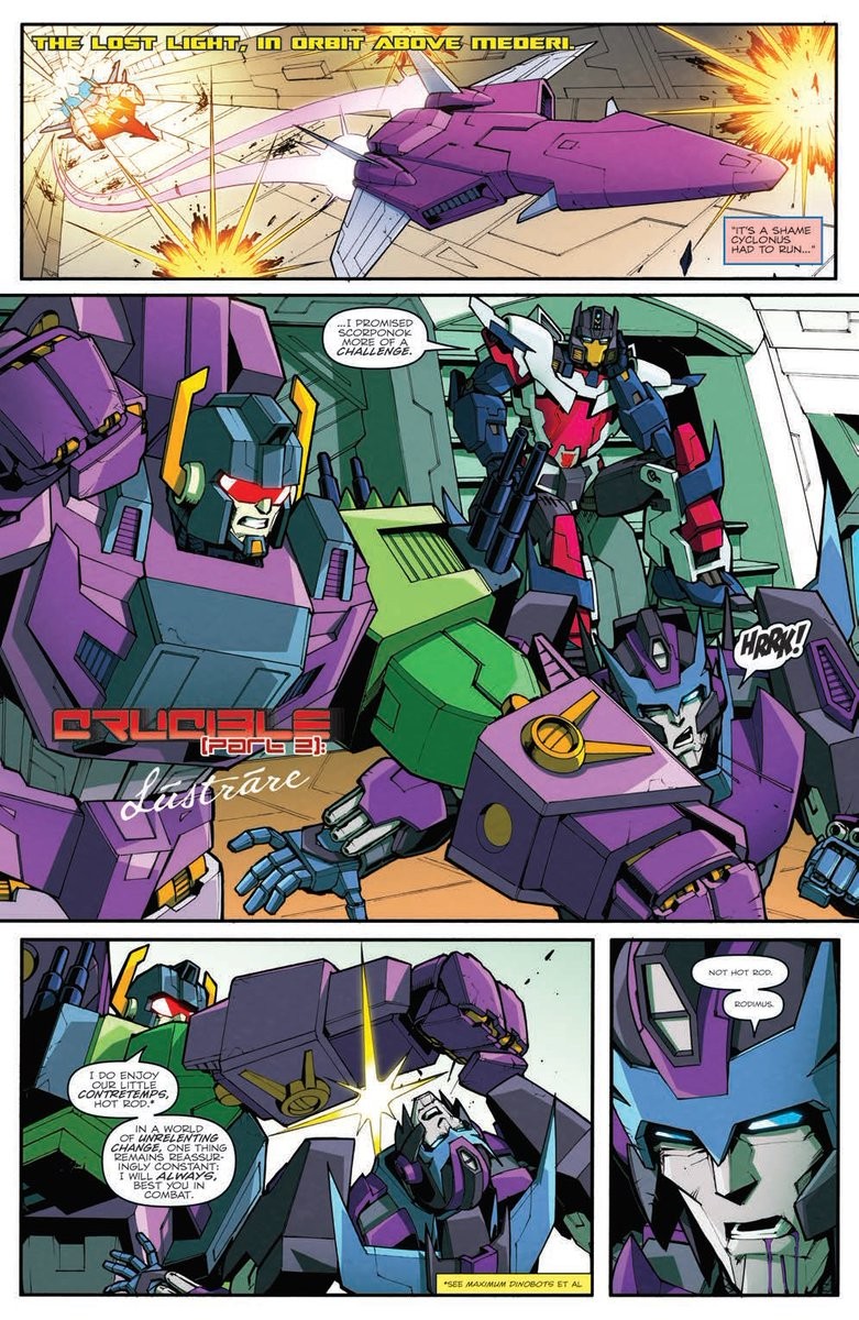 Transformers News: Preview for IDW Transformers: Lost Light #20