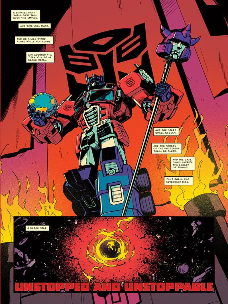 Transformers News: iTunes Preview for IDW Transformers Optimus Prime #22