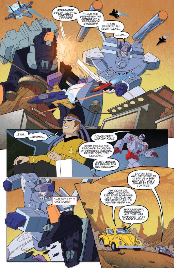 Transformers News: Five Page Preview of IDW Star Trek Vs. Transformers #4