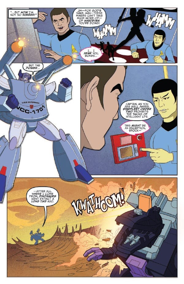 Transformers News: Five Page Preview of IDW Star Trek Vs. Transformers #4