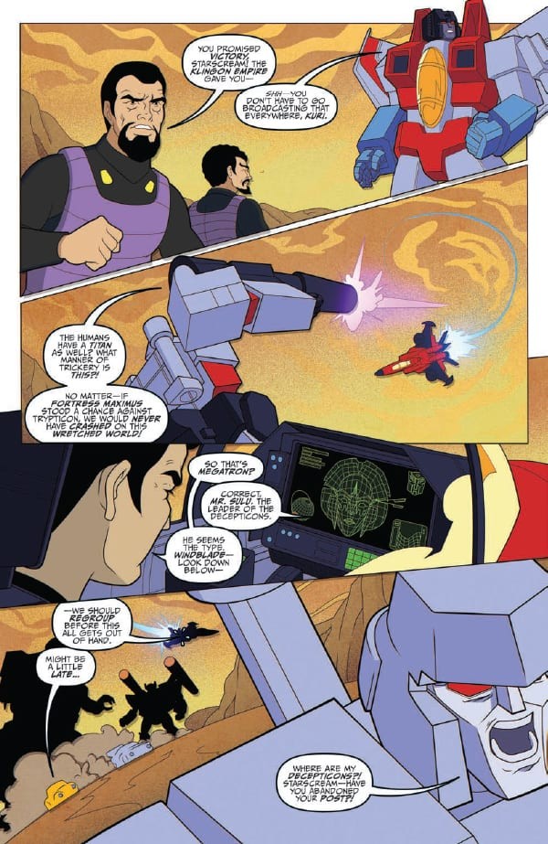 Transformers News: Five Page Preview of IDW Star Trek Vs. Transformers #4