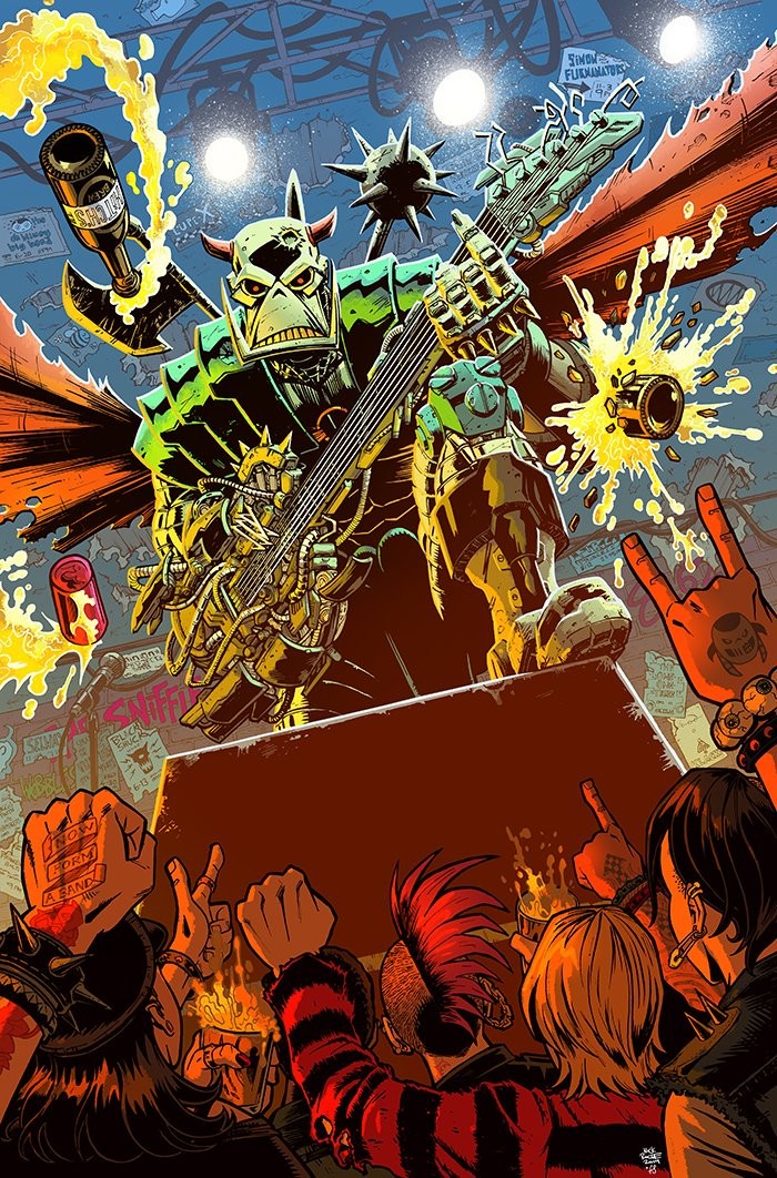 Transformers News: New Cover Artwork for Death's Head Comic Series