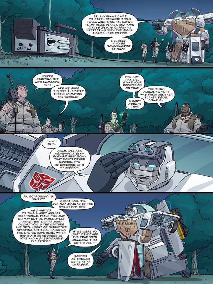 Transformers News: IDW Transformers Ghostbusters Number 2 Preview