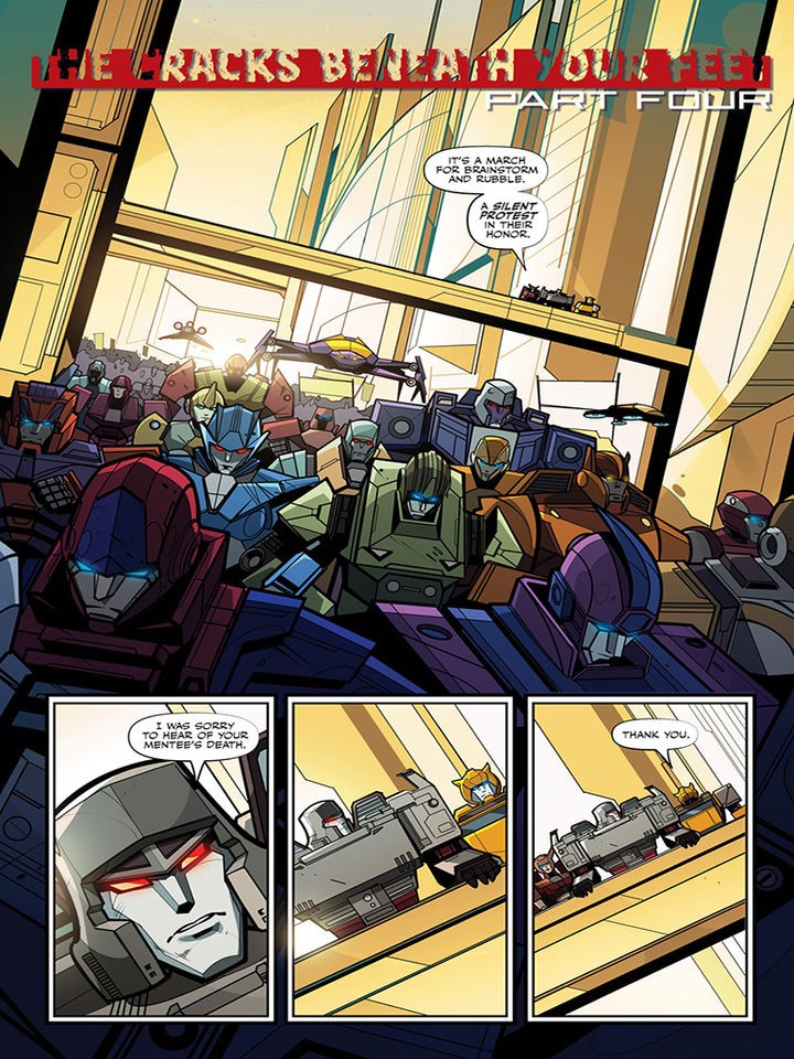 Transformers News: IDW Transformers Number 10 iTunes Preview
