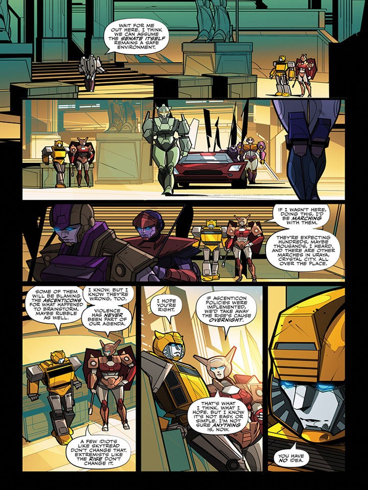 Transformers News: IDW Transformers Number 10 iTunes Preview