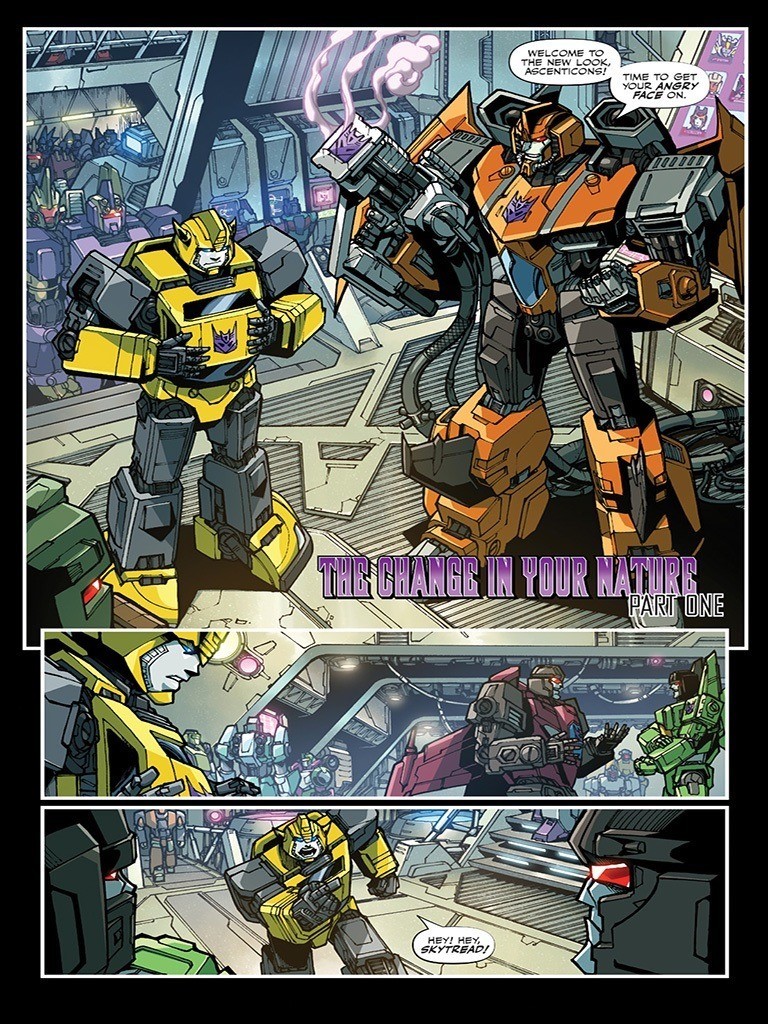 Transformers News: iTunes Three Page Preview for IDW's Transformers Issue 13