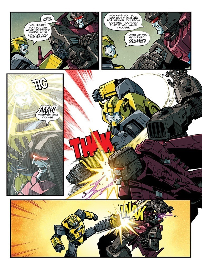 Transformers News: iTunes Three Page Preview for IDW's Transformers Issue 13