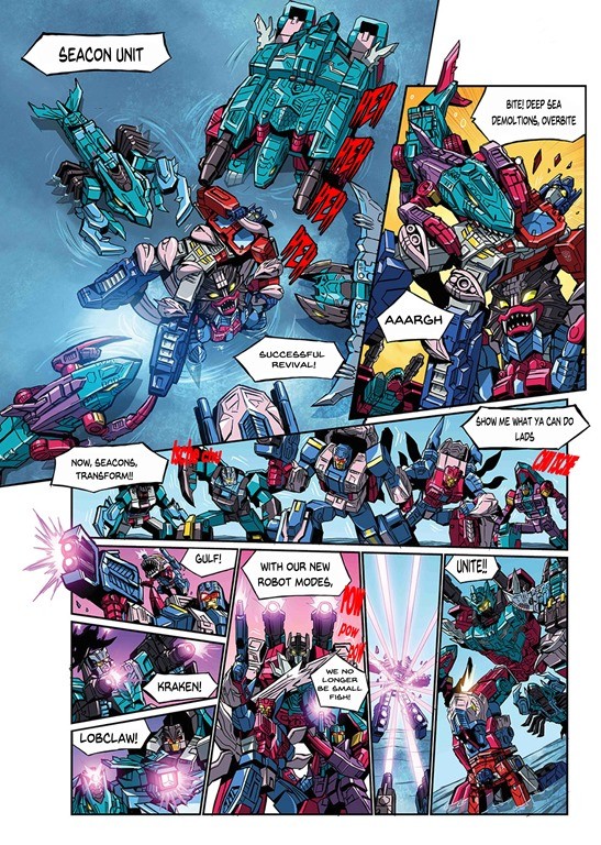 Transformers News: English Translation for Latest Chapter in the Transformers Seacons and Star Convoy Saga Manga