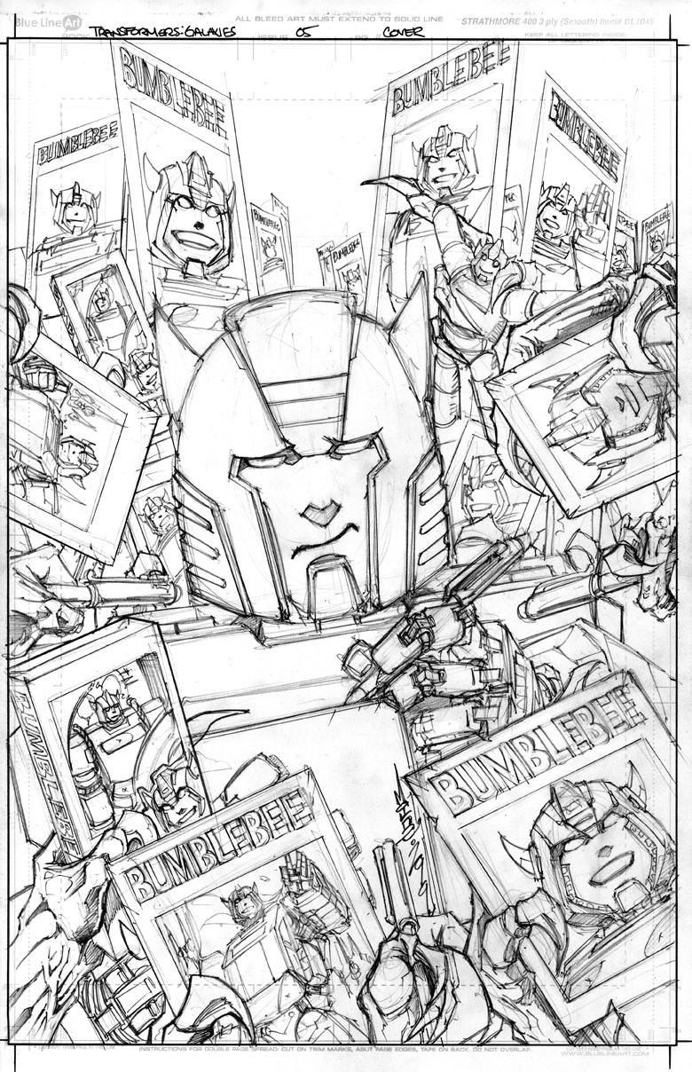 Transformers News: Transformers Galaxies #5 Cover Revealed Complete with Process of Production