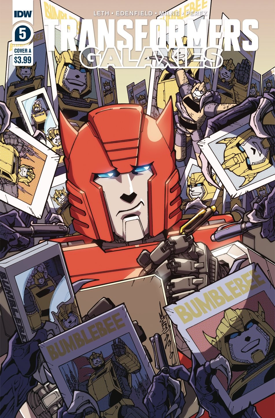 Transformers News: Transformers Galaxies #5 Cover Revealed Complete with Process of Production
