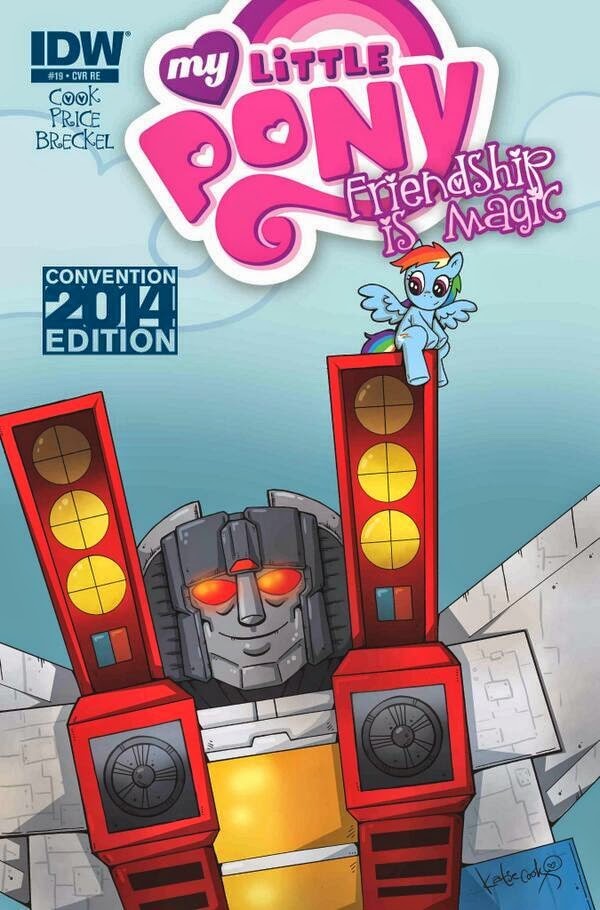 Transformers News: My Little Pony #19 Transformers Crossover Convention Exclusive Cover Revealed