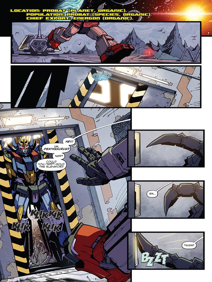 Transformers News: iTunes Preview for Transformers Galaxies #5