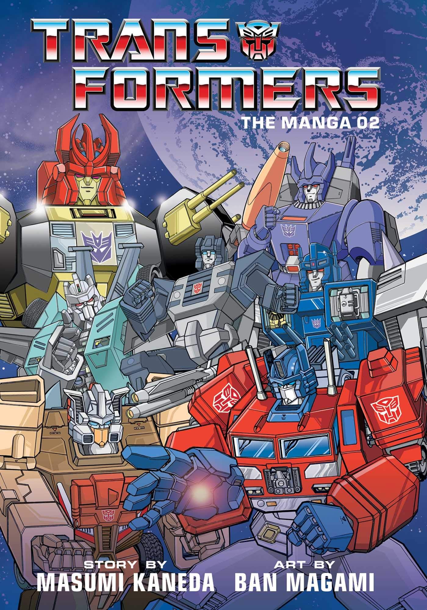 Transformers News: Cover art revealed for Viz Media's Transformers: The Manga Volume 2