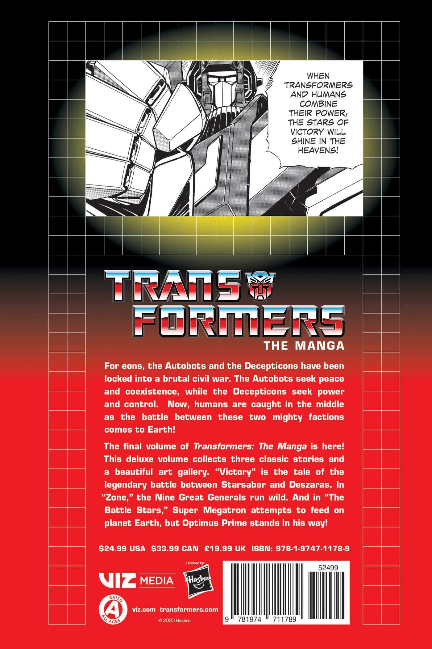 Transformers News: Viz Media's Transformers: The Manga Volume 3 Out Now