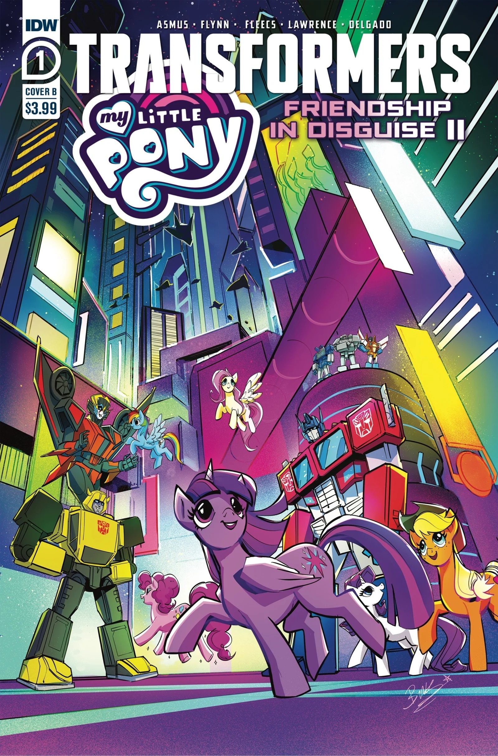 Transformers News: IDW Transformers/ My Little Pony: Friendship in Disguise! Part II Announced