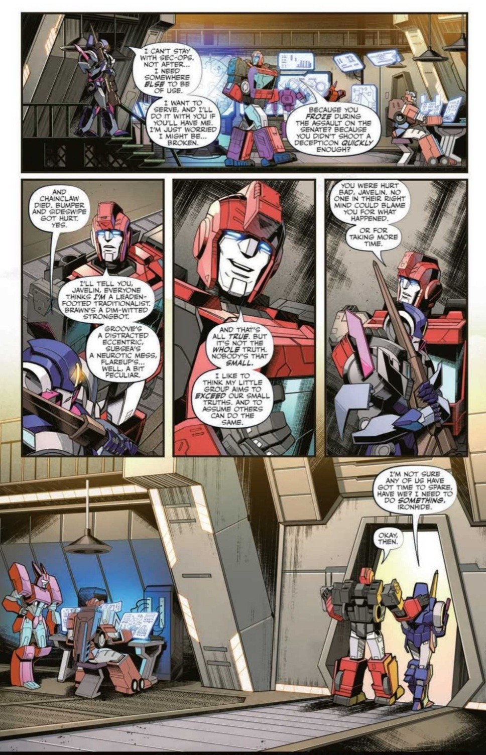 Transformers News: Five Page Preview of IDW'S Transformers #29