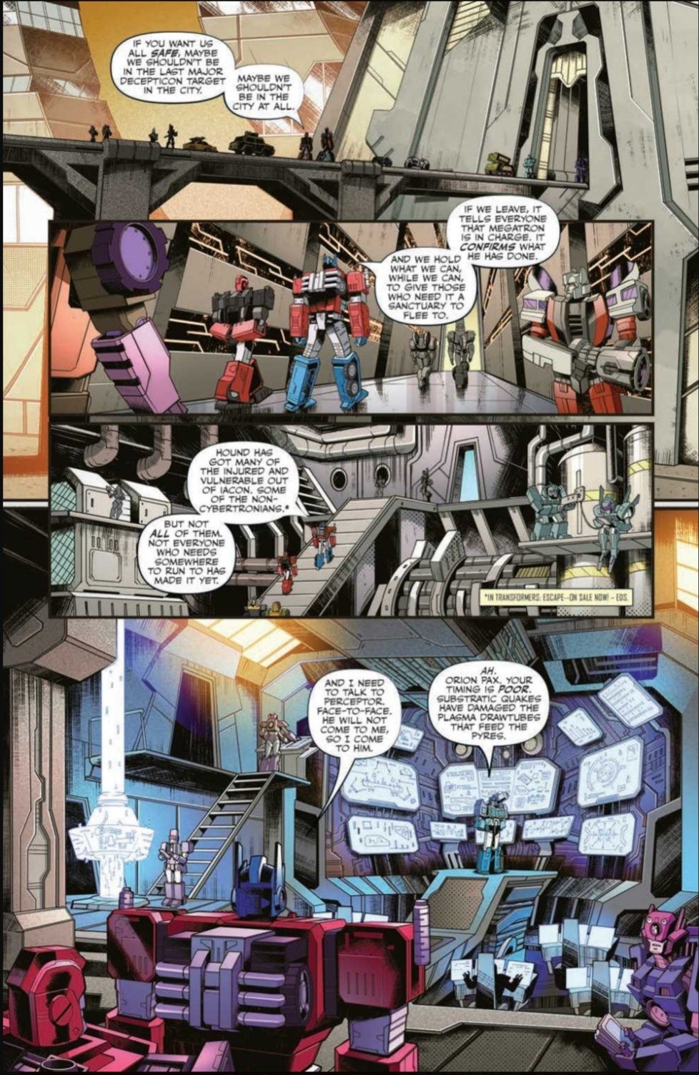 Transformers News: Five Page Preview of IDW'S Transformers #29