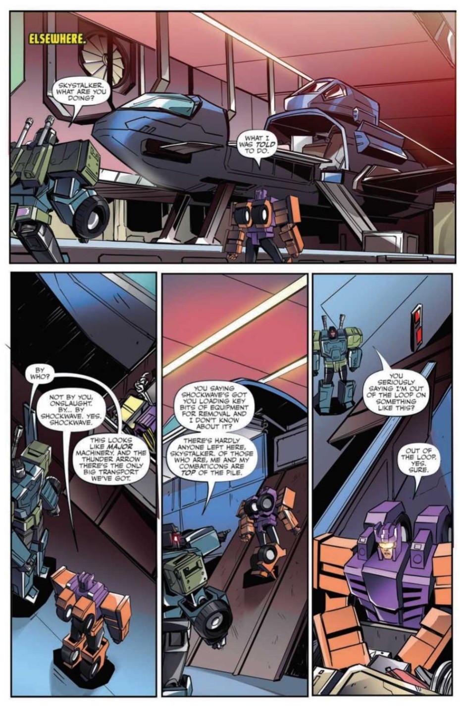 Transformers News: 5 Page Preview of IDW Transformers: Escape Issue #3