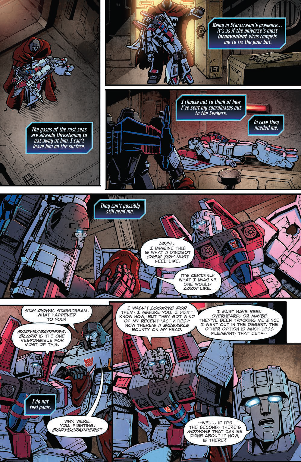 Five Page Preview of IDW Transformers: Shattered Glass #2