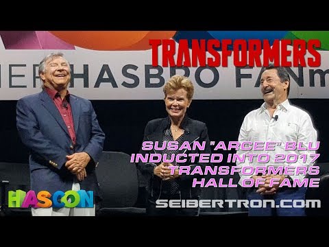 HASCON 2017: Transformers Hall of Fame Susan Blu Induction with Frank Welker and Peter Cullen