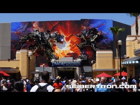 Transformers The Ride 3D entrance video walk through by Seibertron.com - Universal Studios Hollywood