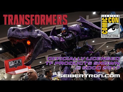 Officially LIcensed Transformers products shown at SDCC 2017