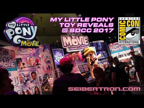 My Little Pony The Movie and Equestria Girls products shown at SDCC 2017