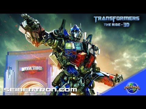 TRANSFORMERS The Ride 3D Optimus Prime Warning Universal Orlando Resort