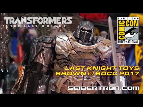 NEW Transformers The Last Knight toy products from Hasbro shown at SDCC 2017