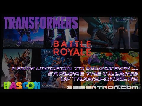HASCON 2017: From Unicron to Megatron ... Explore the Transformers Villains