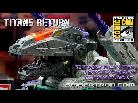 Transformers Titans Return toy products shown at SDCC 2017