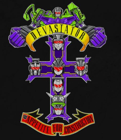Transformers News: RIPT Tees "Appetite for Construction" Shirt Available Today Only