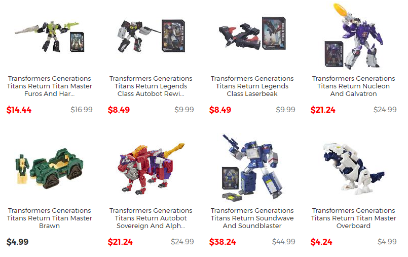Transformers News: Steal of a Deal: Hasbro Toy Shop Discounts on Select Figures!