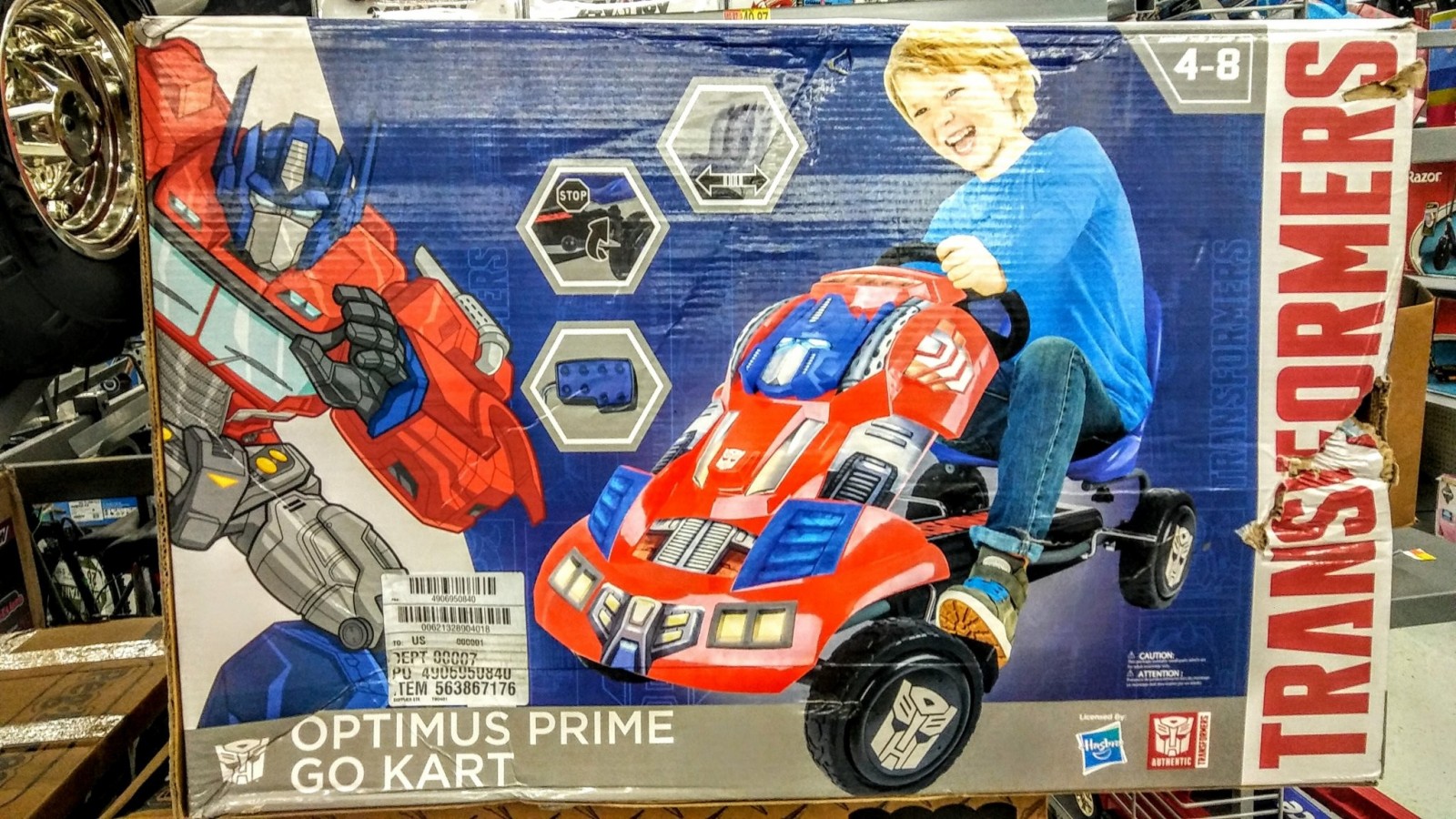 Transformers News: Transformers G1 Themed Go Karts found at Walmart in the US
