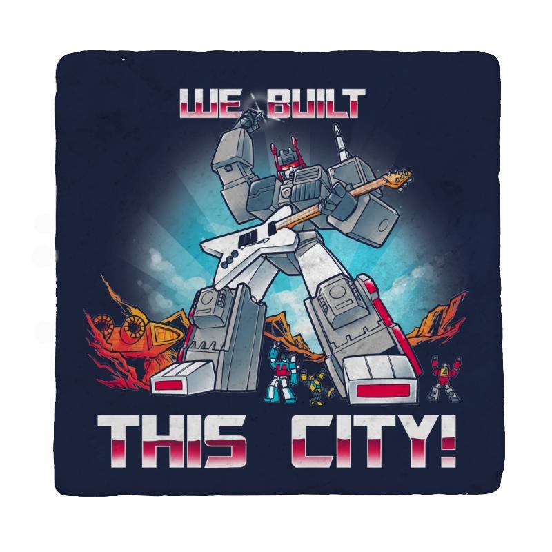 Transformers News: New Ript Apparel Transformers Inspired Shirt: "We Built This City" - with Site Exclusive Discount!
