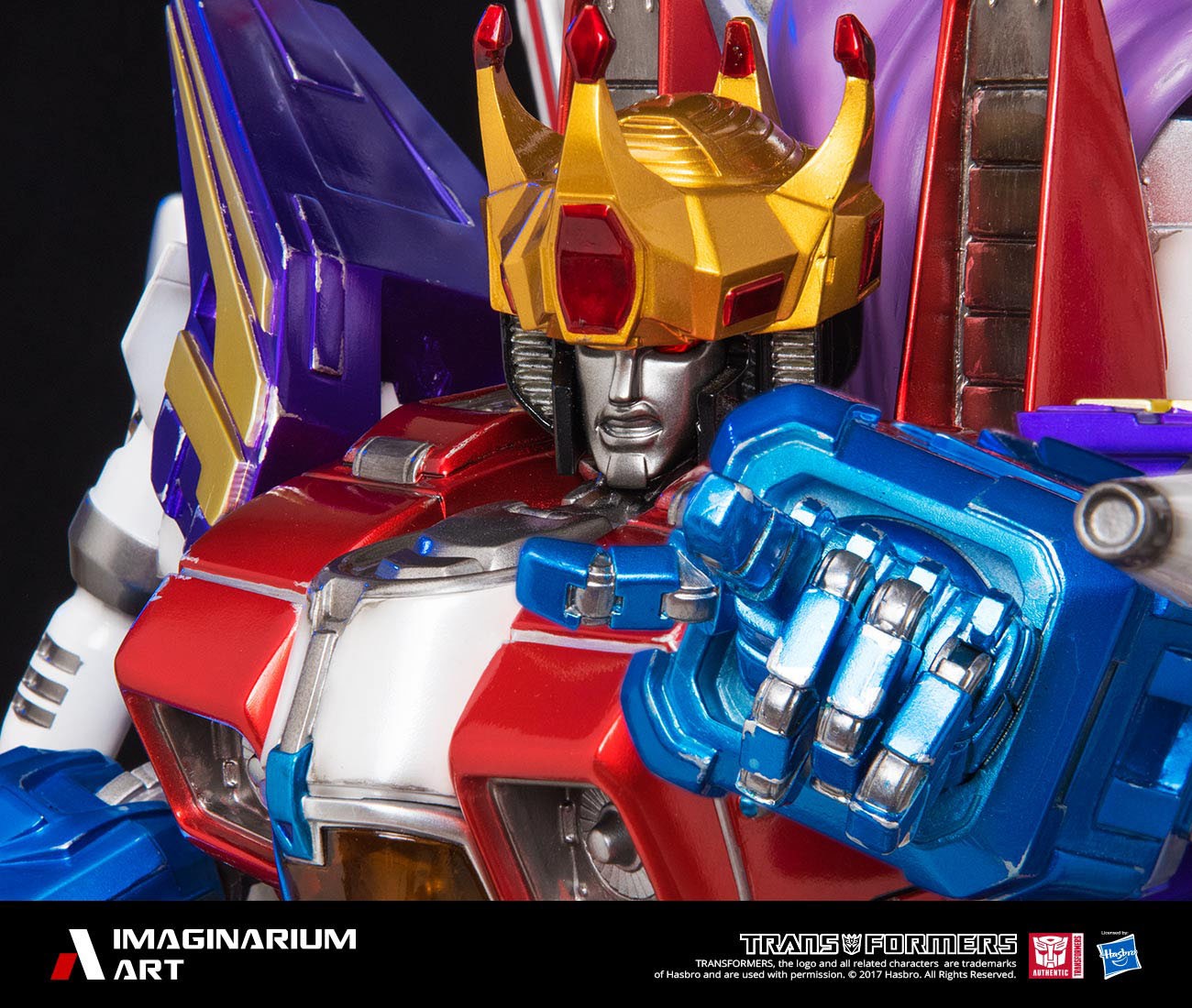 Transformers News: Colour Images of Imaginarium Art Transformers Statue Coronation Starscream