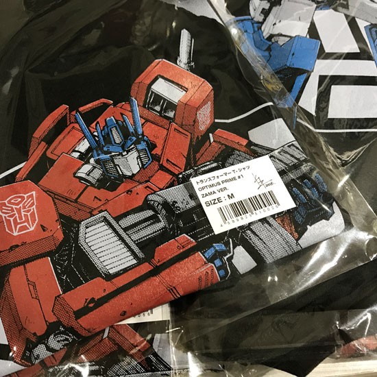 Transformers News: Licensed Kei Zama Megatron and Optimus Prime T-Shirts from Verse Styles
