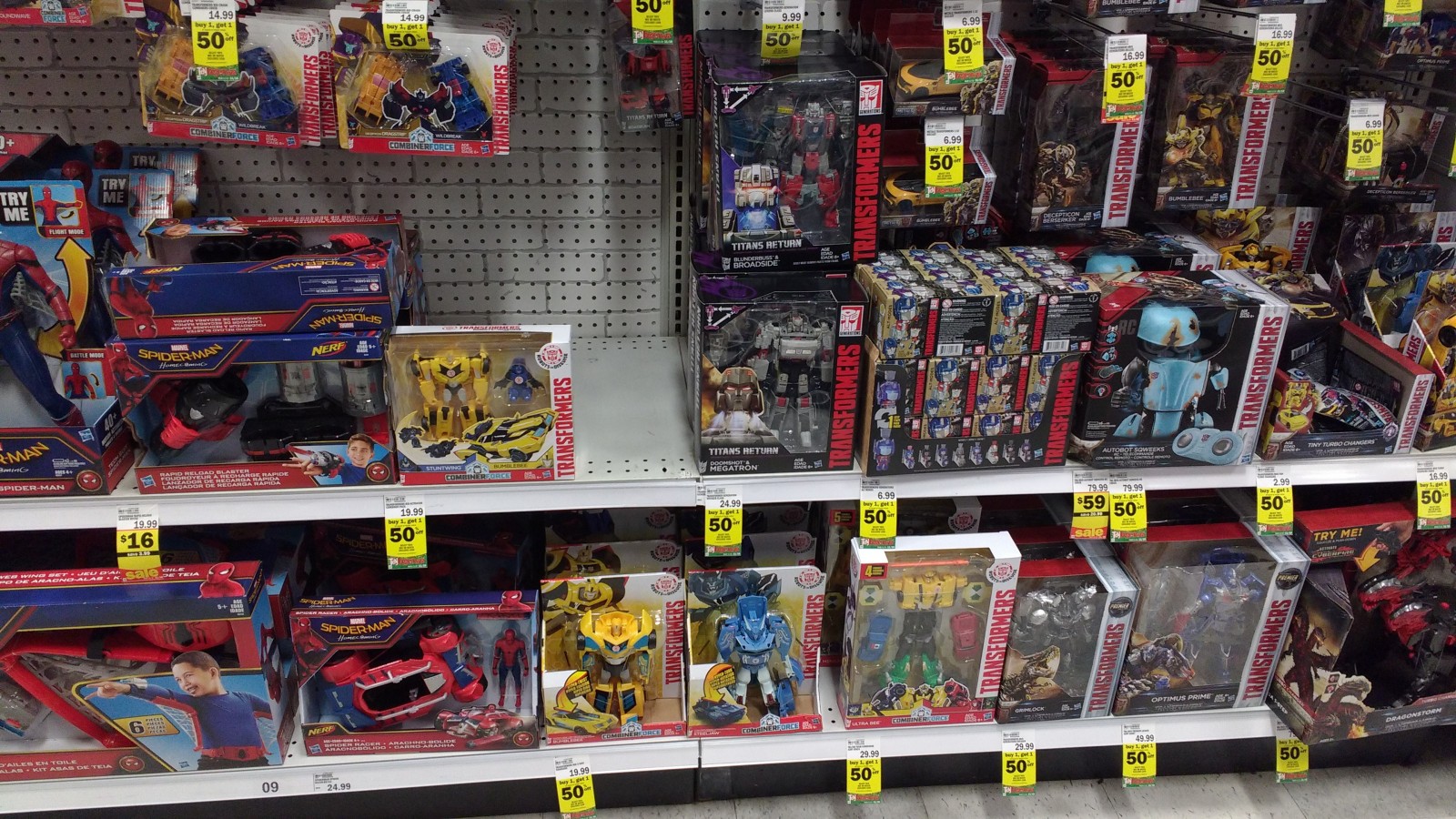 Transformers News: Meijer Holding a Buy One, Get One 50% off Deal on Transformers Nov. 12 - Nov. 18th