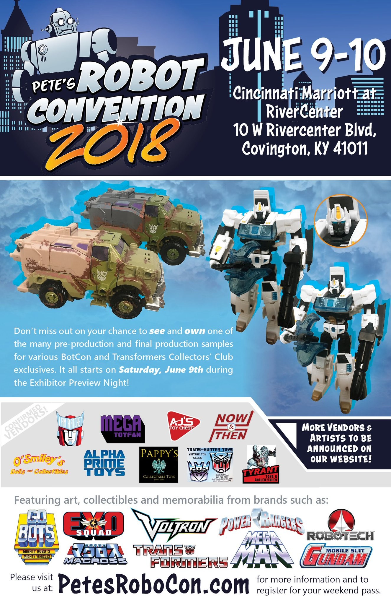 Transformers News: Pete's Robot Convention 2018 - News Roundup, Customization-Class Figure Announcements