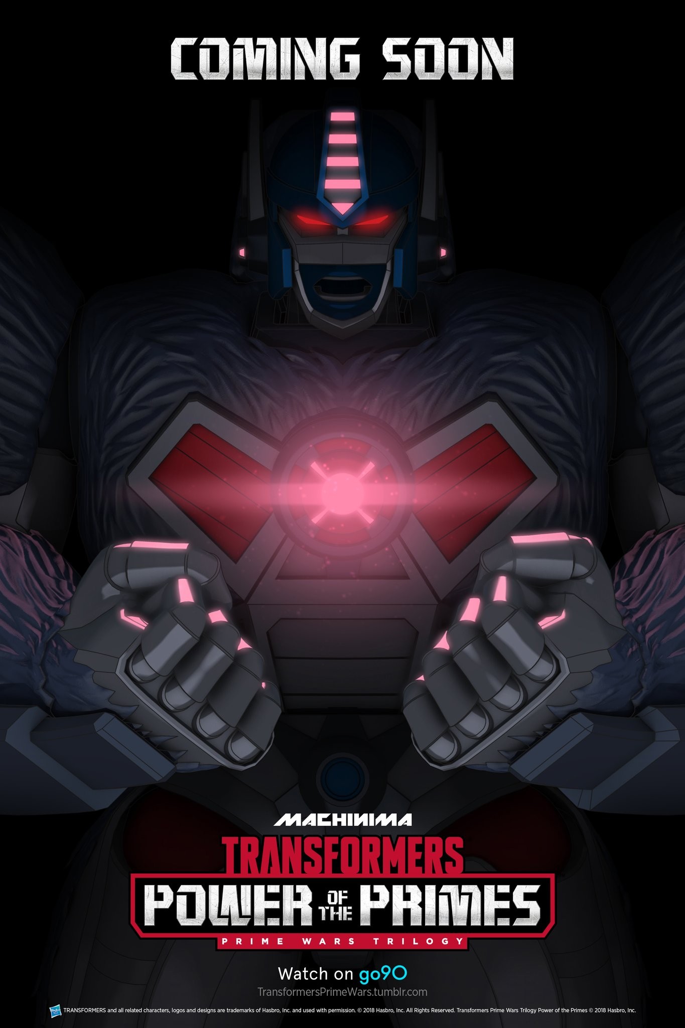 Transformers News: New Poster for Machinima Transformers Power of the Primes Animated Series