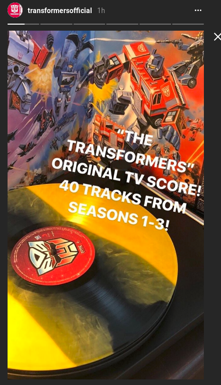 Transformers News: Original Transformers Television Series Score On Sale Today