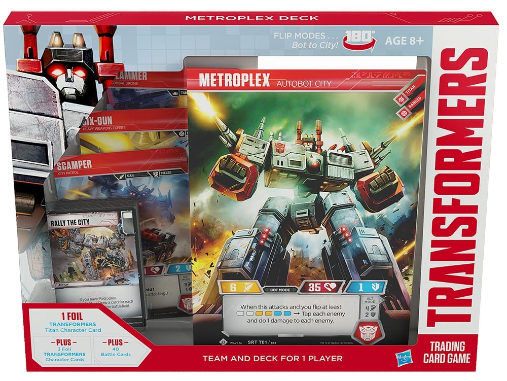 Transformers News: Transformers TCG Metroplex Deck Released + Press Release