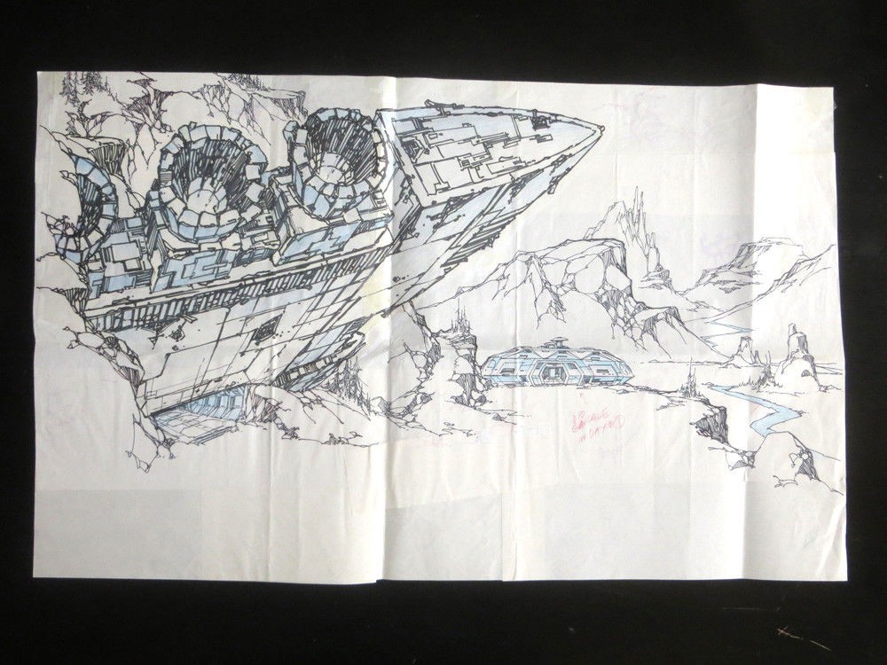 Transformers News: More Original Concept Art from Generation 1 Transformers Cartoon: Brawn, Sunstreaker, Ark, Cybertron